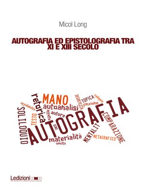 cover image of Autografia ed epistolografia tra XI e XIII secolo